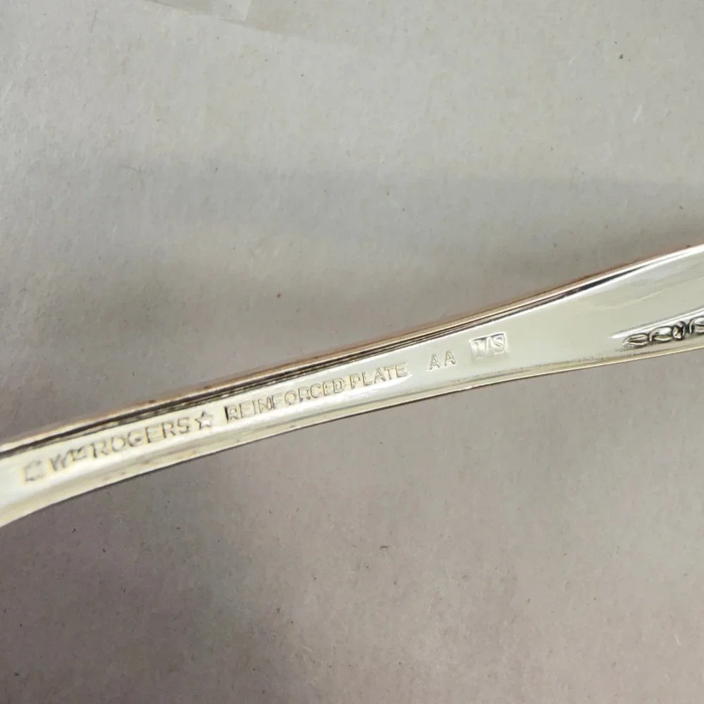 Wm Rogers Starlight Rose Silverplate (4) 6 Pc Place Setting Flatware Lot Vintage